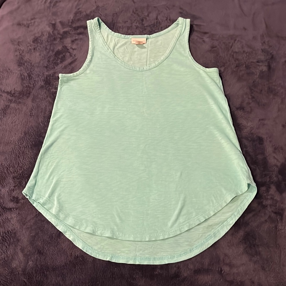 100% Pima Cotton Mercer & Madison Blue Tank